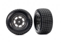 dirt oval, graphite gray wheels, Hoosier® tires, foam inserts