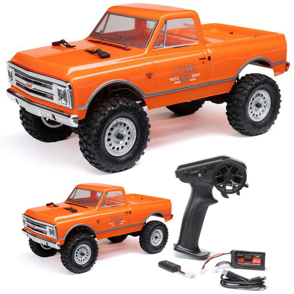 Axial 1/24 SCX24 1967 Chevrolet C10 4WD Truck RTR, Orange