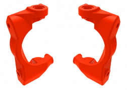 Traxxas Mini Maxx Caster blocks (c-hubs), left & right (red)