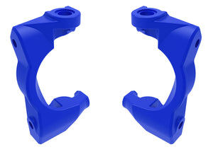 Traxxas Mini Maxx Caster blocks (c-hubs), left & right (blue)