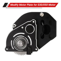 INJORA CNC Aluminum Complete Transmission Gearbox (Black) For Axial SCX24 AX24