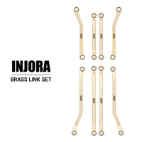 INJORA Brass High Clearance Links for 1/18 TRX4M High Trail K10 F150 (4M-97) - Brass