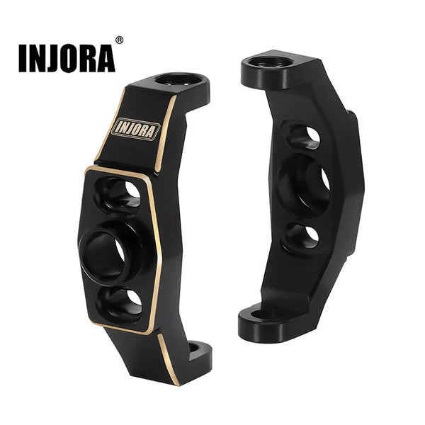 INJORA Brass Adjustable Caster Blocks Clockable C Hub Carriers for 1/18 TRX4M