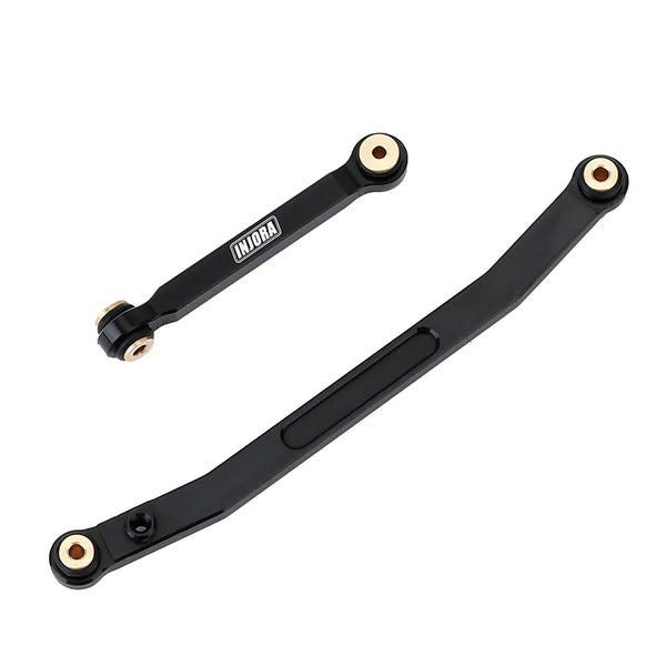 INJORA CNC Aluminum Steering Links For SCX24 (Black)