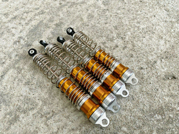 King-Hobby Aluminum Shock W/ 4mm shaft Gold