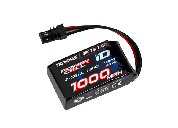 2S LIPO 1000MAH 7.4V 20C