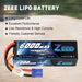 Zeee 3S Lipo Battery 6000mAh 11.1V 80C Hard Case with EC5 Connector