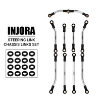 INJORA Stainless Steel High Clearance Links Set For 1/18 TRX4M High Trail K10 F150