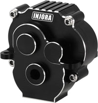 INJORA CNC Aluminum Transmission Housing With Bearings For 1/18 TRX4M (4M-51)-Black