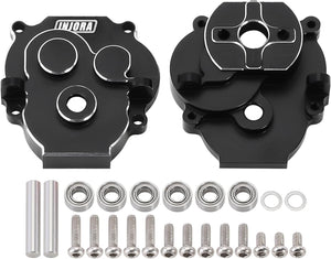 INJORA CNC Aluminum Transmission Housing With Bearings For 1/18 TRX4M (4M-51)-Black