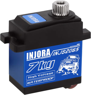 INJORA 7KG High Voltage Waterproof 2065 Digital Servo With Mount and Horn For 1/18 TRX4M