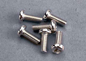 Traxxas Screws, 3x8mm Roundhead Machine (6)