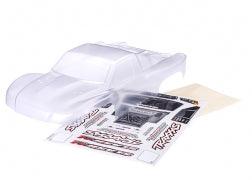 Body, Slash® 4X4 (also fits Slash® VXL & Slash® 2WD) (clear, requires painting)/ window masks/ decal sheet