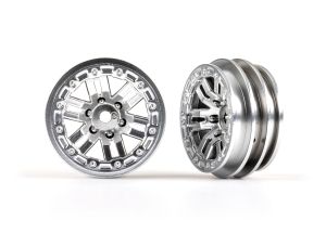 Traxxas-Satin Wheels Satin Chrome 1.0 (2)