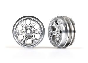 Traxxas-Satin Wheels Satin Chrome 1.0 (2)