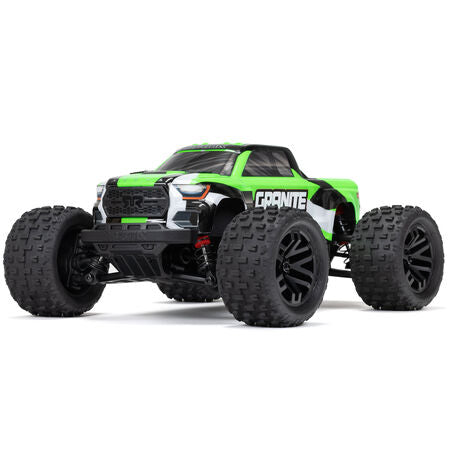 Arrma 1/18 GRANITE GROM GREEN MEGA 380 BRUSHED 4X4 MONSTER TRUCK RTR WITH BATTERY & CHARGER