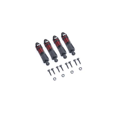 Arrma Aluminum Shock Set, 58mm Length, 300cST Oil (4pcs)-GROM