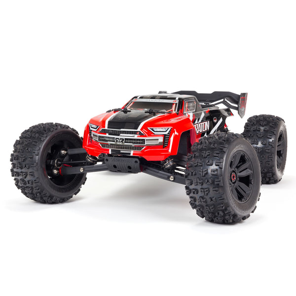 ARA8608V5T1 1/8 KRATON 6S V5 4WD BLX Speed Monster Truck with Spektrum Firma RTR, Red