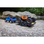 Axial SCX24 Flat Bed Vehicle Trailer with LED Taillights:1/24th