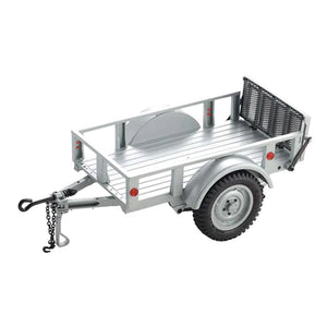 FMS FCS18 Utility Trailer B Silver