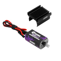 INJORA 180 PRO Brushed 48T Purple Motor with Steel Pinion for 1/18 TRX4M (INM11-48T) - Motor with heat sink