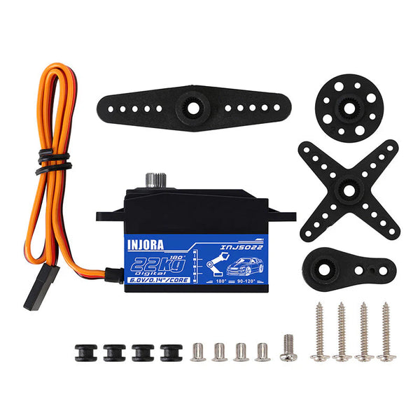 INJORA INJS022 22KG Low Profile Digital Servo for 1/10 RC Car