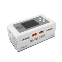 Gens Ace IMARS D300 G-Tech Channel AC/DC 300W/700W RC Battery Charger-US White