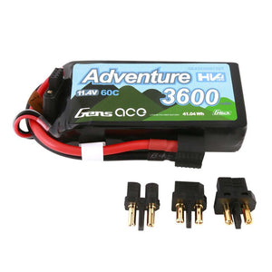 Gensace LiPo G-Tech Adventure 3600mAh 60C 11.4V 3S1P XT60 RFID Version