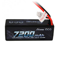 GensAce 14.8V 7200mAh 4S 70C LiPo: Deans