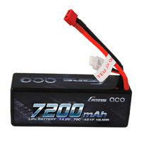 GensAce 14.8V 7200mAh 4S 70C LiPo: Deans