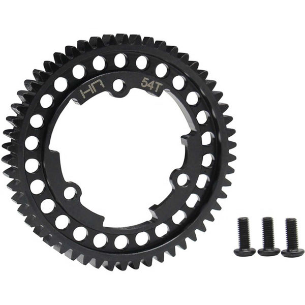 Hot Racing Steel Spur Gear, 54T 1 Mod, X-Maxx, X0-1, XRT