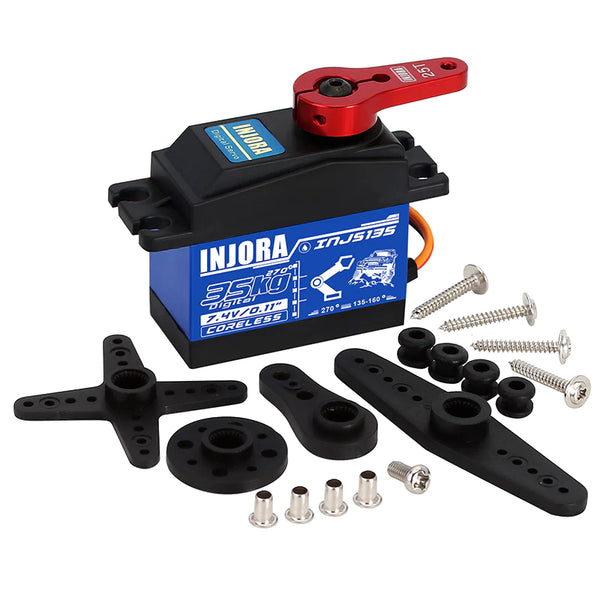 INJORA INJS135 35KG Waterproof Large Torque Digital Coreless Servo For RC Model (270 Degrees)