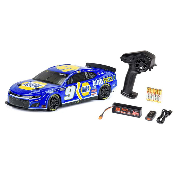 Losi NASCAR AWD RC Racecar, Chase Elliott No. 9 NAPA 2024 Chevrolet ZL1 Camaro