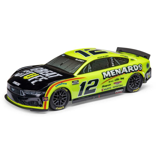 Losi NASCAR AWD RC Racecar, Ryan Blaney No. 12 Menards 2024 Ford Mustang