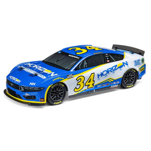 Losi NASCAR AWD RC Racecar, Michael McDowell No. 34 Horizon Hobby 2024 Ford Mustang