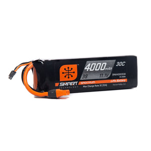 Spektrum 11.1V 4000mAh 3S 30C Smart LiPo Battery: IC3