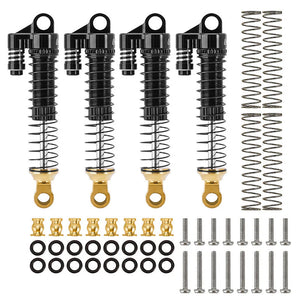 INJORA 59mm Long Threaded Oil Shocks with Brass End for 1/18 TRX4M