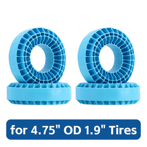 INJORA 4pcs Silicone Rubber Inserts for 118-122mm(4.75