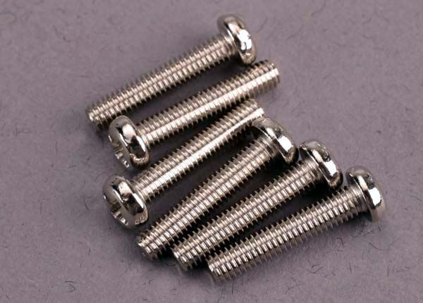 Traxxas Screws Round-Head 3x15mm (6)