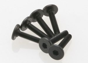 Traxxas Screws Flat-Head 3x15mm Hex