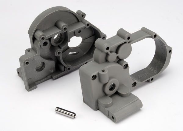 Traxxas Gearbox Halves L&R Grey