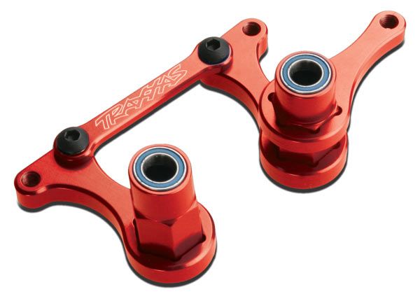 Traxxas Bellcranks/Draglink Alum Red