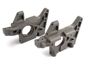 Traxxas Bulkheads (L&R) (Front) (Grey)