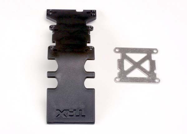 Traxxas Skidplate Rear Black SS Plate