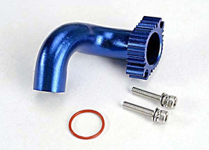 Traxxas Exhaust Header Blue TRX 2.5