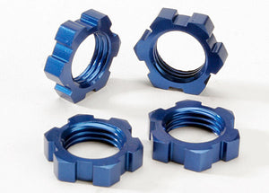 Traxxas Wheel Nuts 17mm Splined Blue