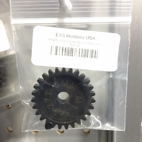 King-Hobby Mod 1.5 27T MOD 1.5 8mm PINION GEAR Hardened Steel