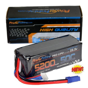 Powerhobby 6S 22.2V 6500mah 100c Lipo Battery w EC5 Plug