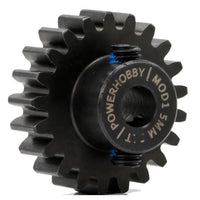 Power Hobby Hardened Steel 16T Mod1 5mm Pinion Gear with 2 Grub Screws