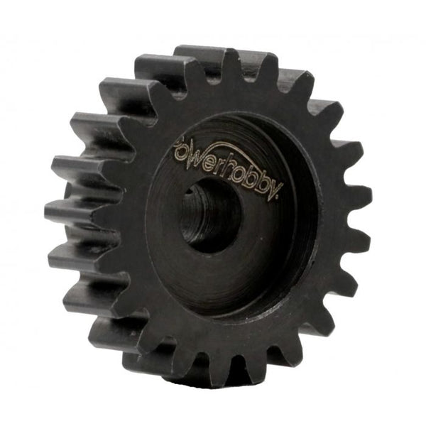 Power Hobby Hardened Steel 20T Mod1 5mm Pinion Gear with 2 Grub Screws